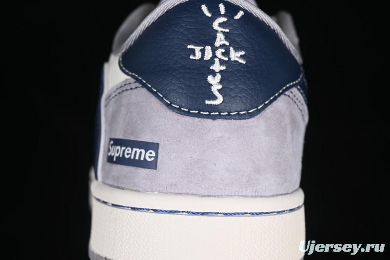 Nike Travis Scott x Fragment Design x Air Jordan 1 Low OG SP AJ1 Supreme Collaboration Sneakers - DM9288-006