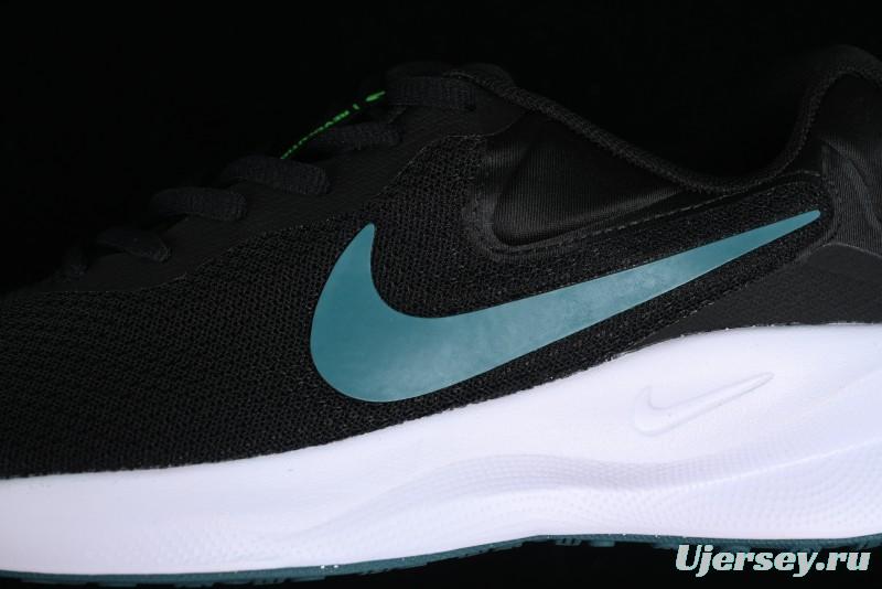 Nike Revolution 7 Wide Running Shoes with Breathable Mesh and Durable Cushioning - FB2207-004