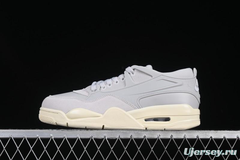 Nike Air Jordan 4 Remastered Sneakers with Textile Mesh Leather and Suede Upper - FQ7940-001