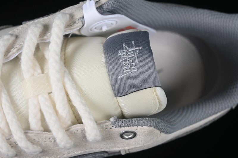 Nike Air Force 1 '07 Low Stussy Collaboration Dual-Tone Beige Low-Top Casual Sneakers - SJ6698-024