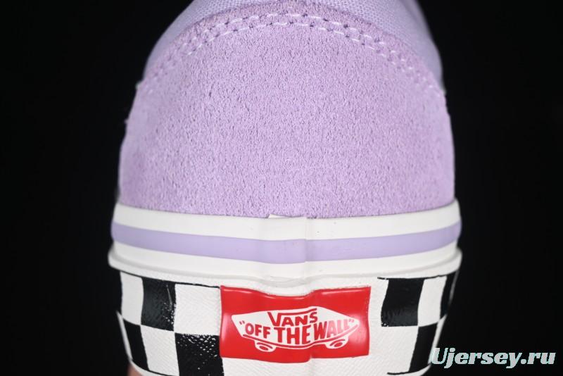Vans Old Skool Reissue 136 Purple Checkerboard Retro Canvas Shoes - VN000MT6E3N