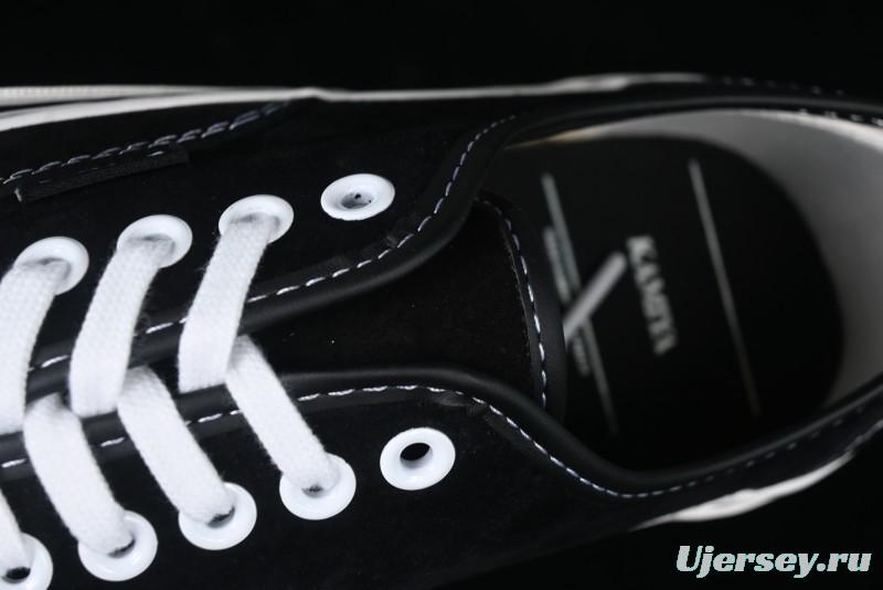 Kamiya Vulcanize Sneaker 23AW High-End Line Mihara Yasuhiro Dissolve Black White Suede Casual Low-Top Canvas Shoes - M.C3