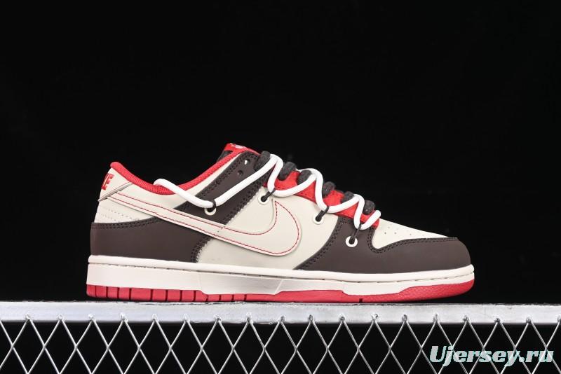 Nike SB Dunk Low Year of the Snake Anniversary Custom Low-Top Casual Skate Shoes - YX5066-268