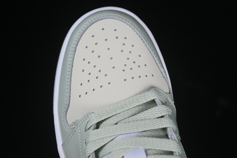 Nike Air Jordan 1 Low AJ1 Amber Green Low-Top Casual Sneakers - HF4078-100
