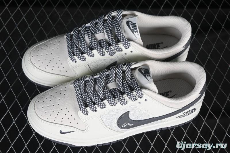 Nike SB Dunk Low The North Face Collaboration Beige Cloud Anniversary High-End Custom Low-Top Casual Skate Shoes - DJ2024-118