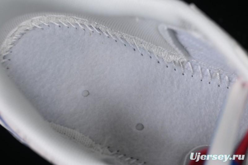 Nike Travis Scott x Fragment Design x Air Jordan 1 Low OG SP AJ1 Snake Year Limited Blue Swoosh Gum Sole Low-top Casual Sneakers - XS3086-011