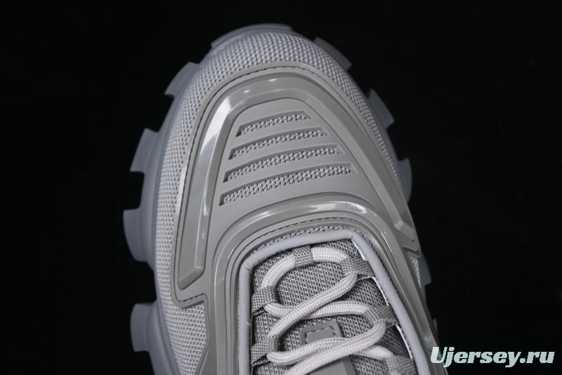 Prada Cloudbust Air Thunder Lifestyle Low-Top Sneakers with Anti-Slip and Wear-Resistant Design - 2EG293