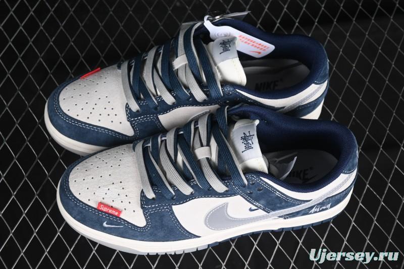 Nike SB Dunk Low Stussy Anniversary Custom Low-Top Casual Skate Shoes - DM6868-030