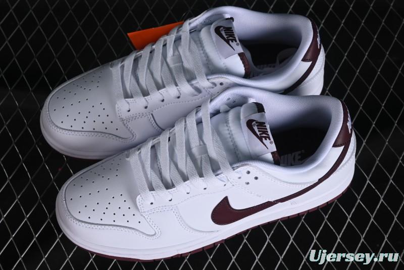 Nike SB Dunk Low White Red Colorway Low-Top Casual Skateboarding Shoes - DV0831-102