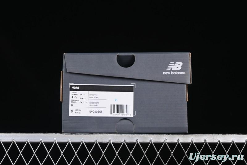 New Balance NB9060 Series Retro Casual Running Shoes with ABZORB Cushioning - U9060ZGF