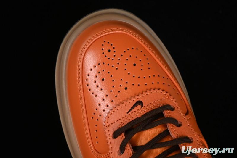 Nike Air Force 1 Low Luxe Casual Sneakers with Thick Sole and Waterproof Design - DM2451-800