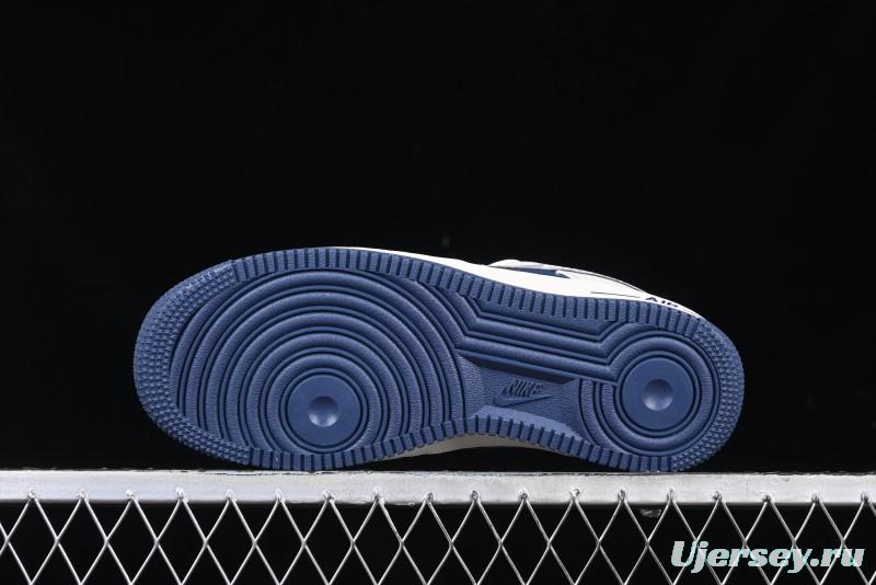 Nike Air Force 1 '07 Low The North Face Collaboration Off-White Blue Diamond Casual Sneakers - DM6688-001