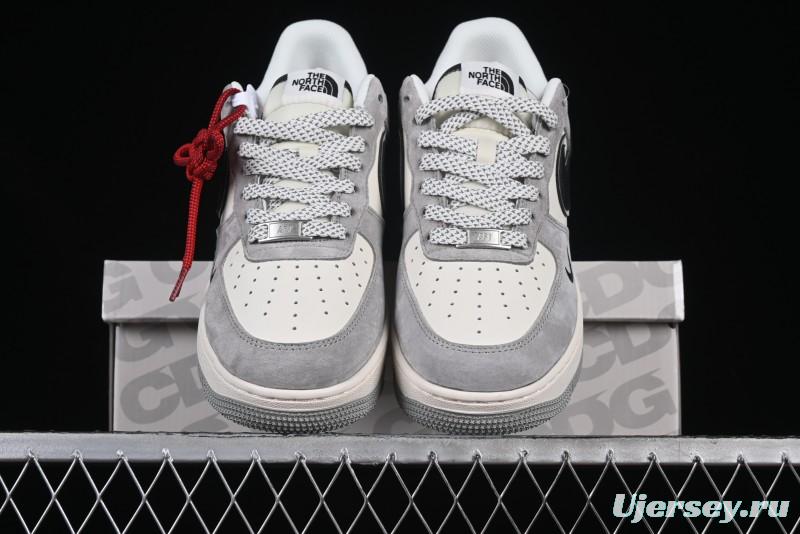 Nike Air Force 1 '07 Low The North Face Collaboration Grey Suede Casual Sneakers - XZ6188-763