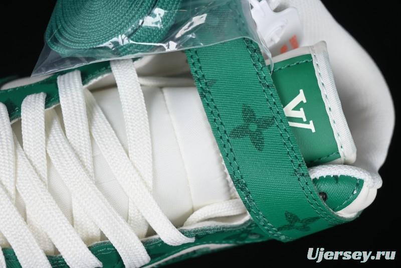 Nike Air Force 1 '07 Mid Casual Sneakers in Green - LL0222-002