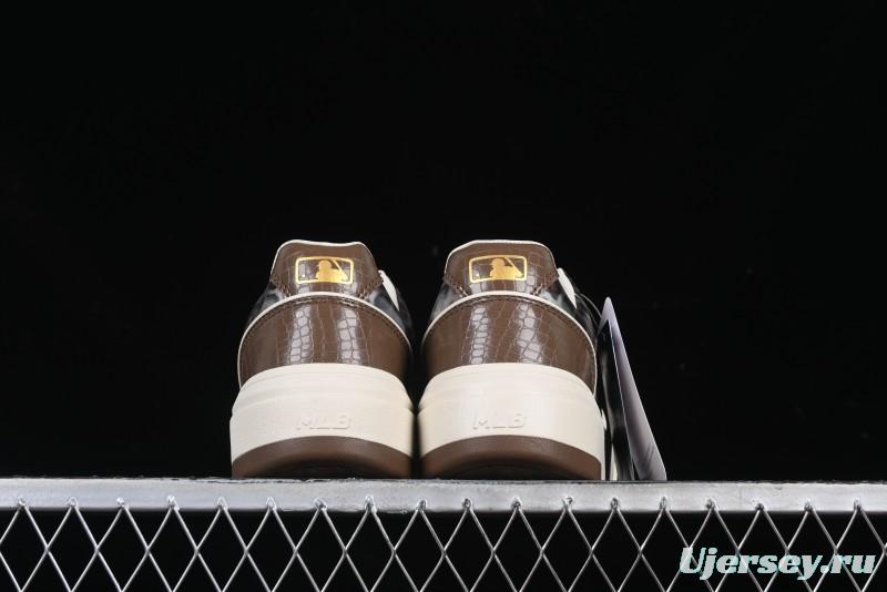 New York Yankees Chunky Liner Lux Leopard Thick Sole Casual Running Shoes - 3ASXCLE4N43BGS