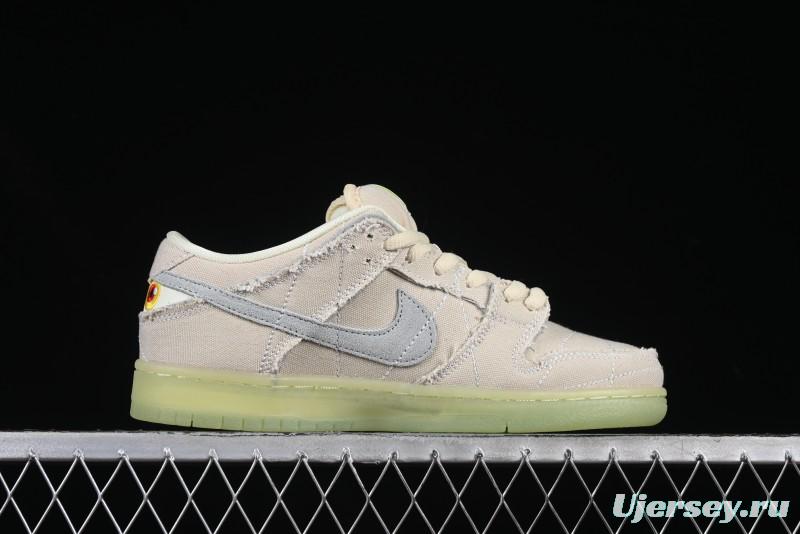 Nike SB Dunk Low "Mummy" Casual Skate Shoes with Tear-Away Fabric and Egyptian Theme - DM0774-111