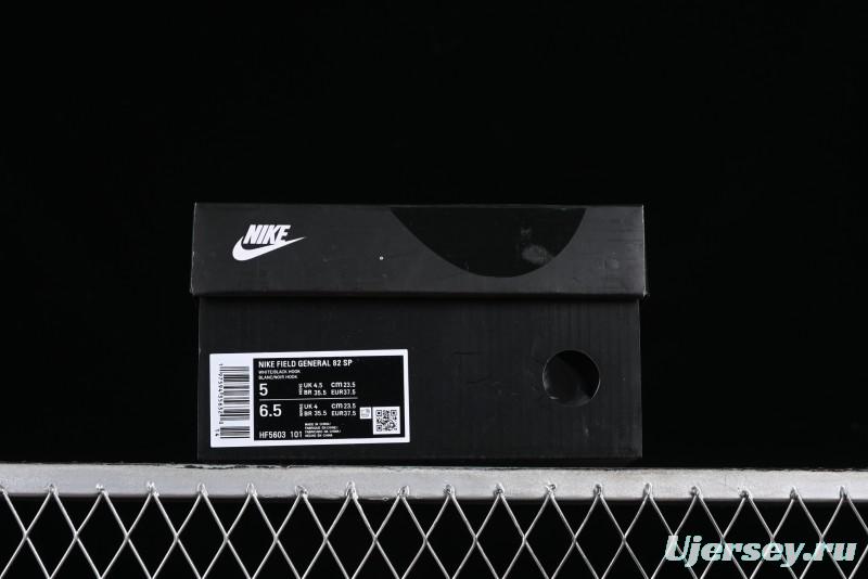 Nike Field General 82 Casual Sneakers with Classic Black and White Colorway - HF5603-101