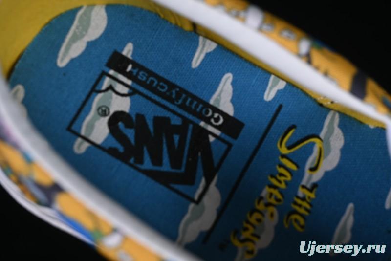 Vans Slip-on Pro Simpson Family All Over Print Low Top Skate Shoes - VN0A3WMD1TJ