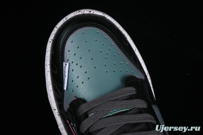 Nike Dunk Low Panda Prank Universe Exploration - Black Purple SB Strap Low Top Casual Skate Shoes - DV0831-002