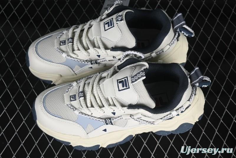 Fila Fusion Retro Mars Running Shoes with Lace-Up Design and Cushioned Sole - F12W432101FSH