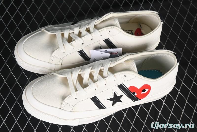 Converse One Star Academy Pro Low Top Casual Sneakers in Collaboration with Comme Des Garcons - A09878C