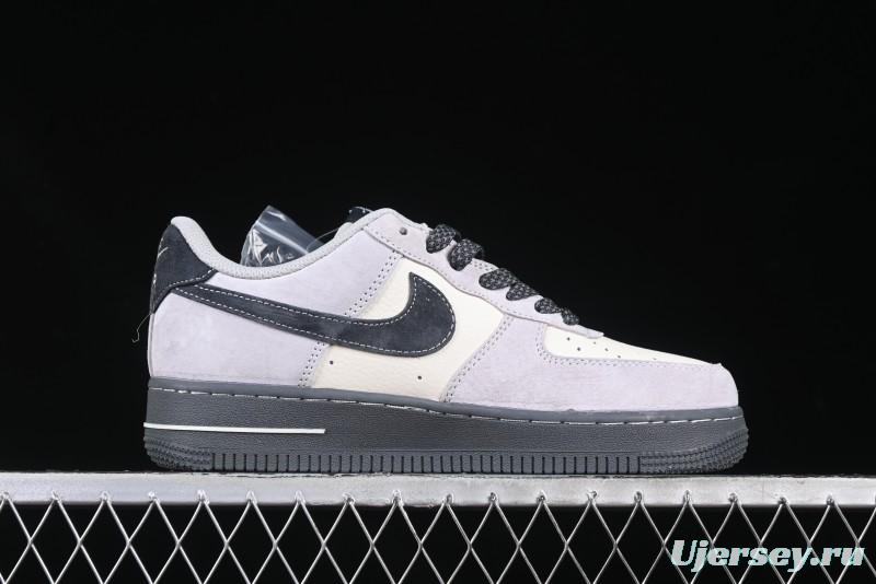 Nike Air Force 1 '07 Low Stussy Collaboration Beige Grey Jade Sole Low-Top Casual Sneakers - XZ6188-196