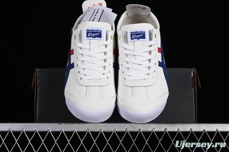 Onitsuka Tiger Mexico 66 Low-Top Leather Sneakers for Casual Running - D507L-0152