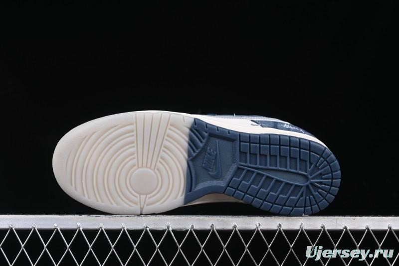 Nike SB Dunk Low Stussy Anniversary Custom Low-Top Casual Skate Shoes - DM6868-030