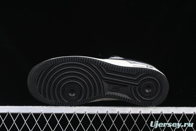Nike Air Force 1'07 Low The North Face Collaboration Black Beige Grey Casual Sneakers - XZ6188-976