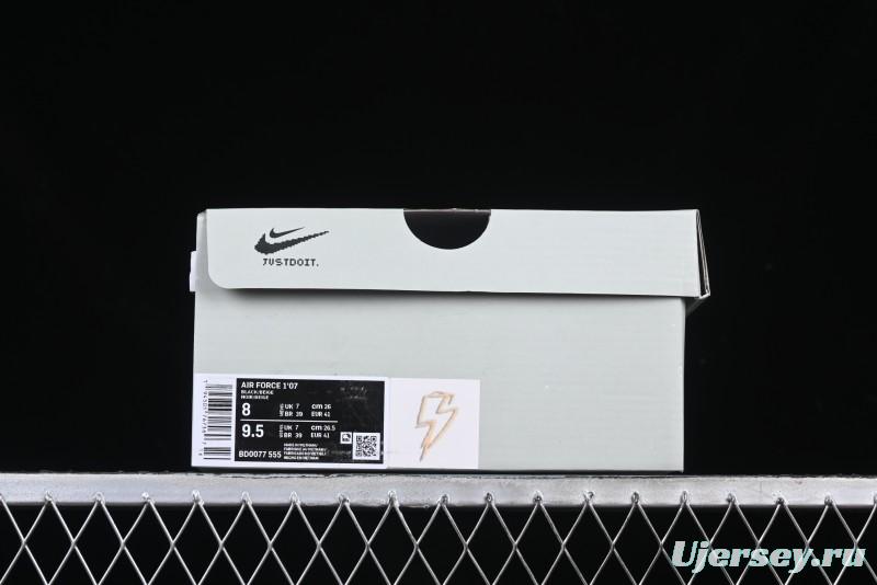 Nike Air Force 1 '07 Low Hip Hop Gucci Style Casual Sneakers - BD0077-555