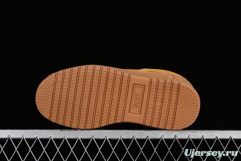 SMFK Comfortable Chunky Sole White Sneakers - T.D4