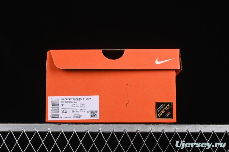 Nike Infinity Run 4 Gore-Tex Waterproof Road Running Shoes with ReactX Foam - FB2204-002