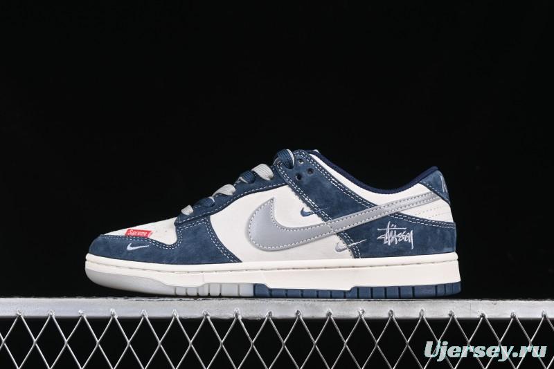 Nike SB Dunk Low Stussy Anniversary Custom Low-Top Casual Skate Shoes - DM6868-030