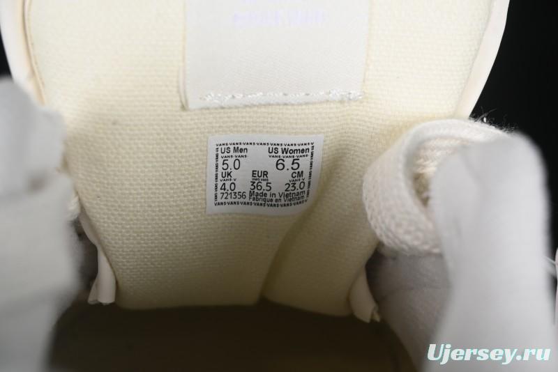 Vans Knu Skool Pearl White Chunky Sneakers with D-Ring Lacing System - VN000D22QC5