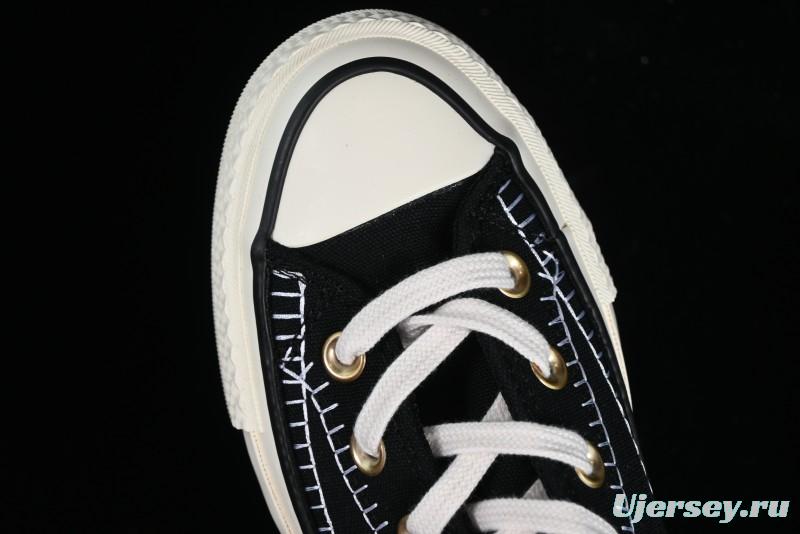 Converse All Star Lift Platform Sneakers with Daisy Stitch Detail - A08731C