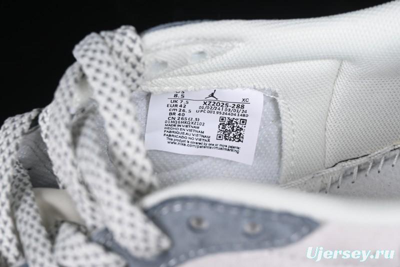 Nike Travis Scott x Fragment Design x Air Jordan 1 Low OG SP AJ1 Snake Year Limited Gold Snake Low-top Casual Sneakers - XZ2025-288