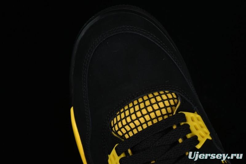 Nike Air Jordan 4 Retro Basketball Shoes Thunder - DH6927-017