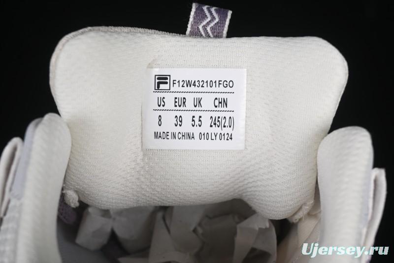 Fila Fusion Retro Mars Running Shoes with Lace-Up Design and Cushioned Sole - F12W432101FGO