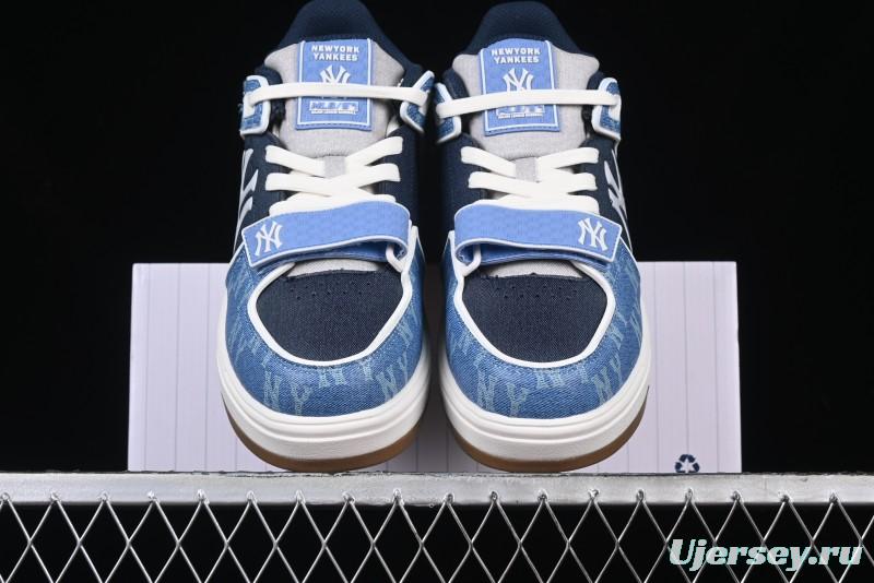 New York Yankees MLB Chunky Liner Lightweight Platform Sneakers with 6cm Height Increase - 3ASXCHL4N50BLS