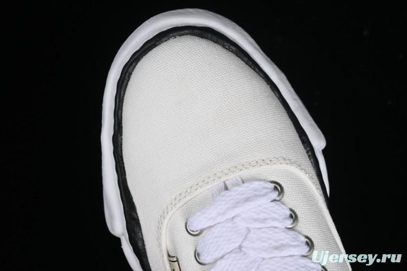 Wayne Original Sole Leather Low Sneaker with Melted Ice Cream Outsole - W.E5