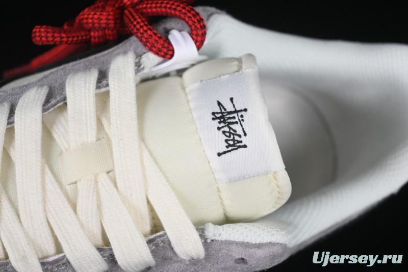 Nike Air Force 1 '07 Low Stussy Collaboration Black Grey Patchwork Low-Top Casual Sneakers - XZ6188-363