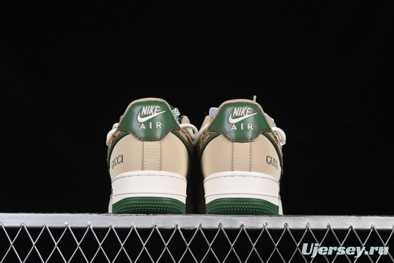 Nike Air Force 1 '07 Low Gucci Collaboration Lace-Up Low-Top Casual Sneakers - SJ1198-102