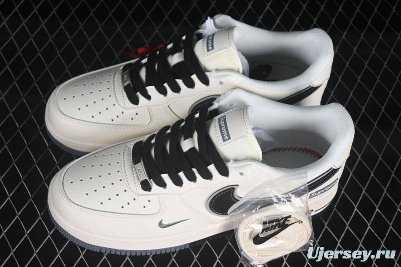 Nike Air Force 1 '07 Low Supreme Collaboration Two-Tone Beige Low-Top Casual Sneakers - XZ6188-362