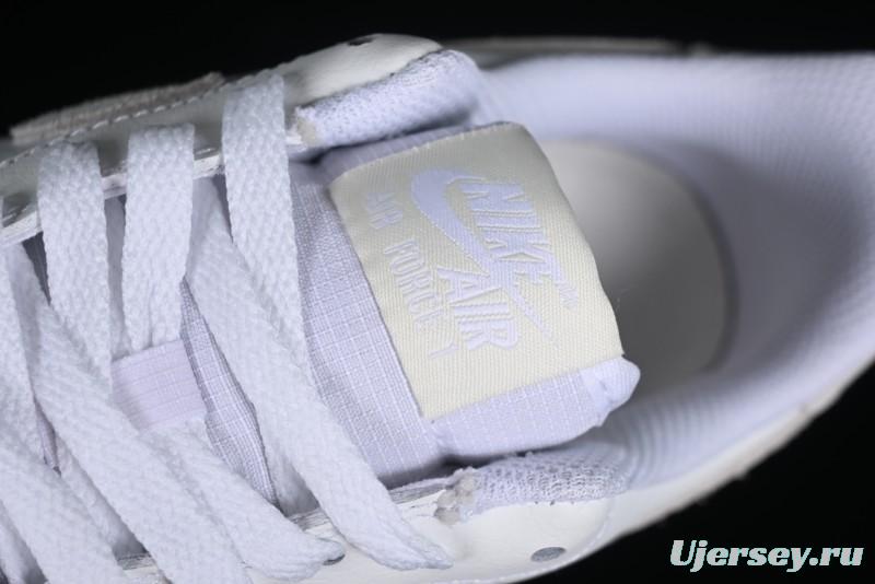 Nike Air Force 1 '07 Low Casual Sneakers with Full-Length Air Cushion - FN5832-100