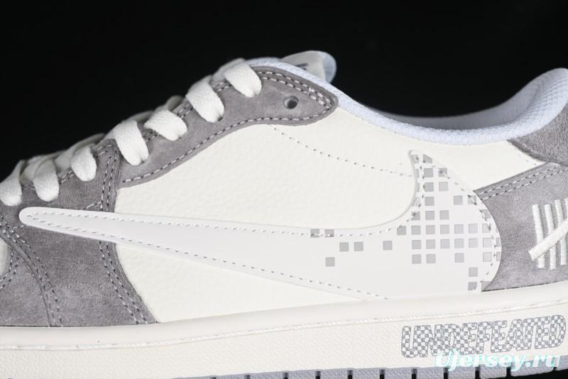 Nike Travis Scott x Fragment Design x Air Jordan 1 Low OG SP AJ1 Retro Casual Sneakers - DM7866-048