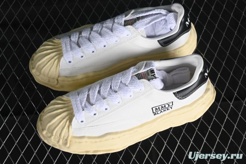 Wayne MMY Original Sole Leather Low Sneaker with Deconstructed Ice Cream Sole - W.E5