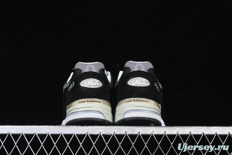 New Balance Made In USA M993 Series Classic Retro Casual Running Shoes - MR993BK