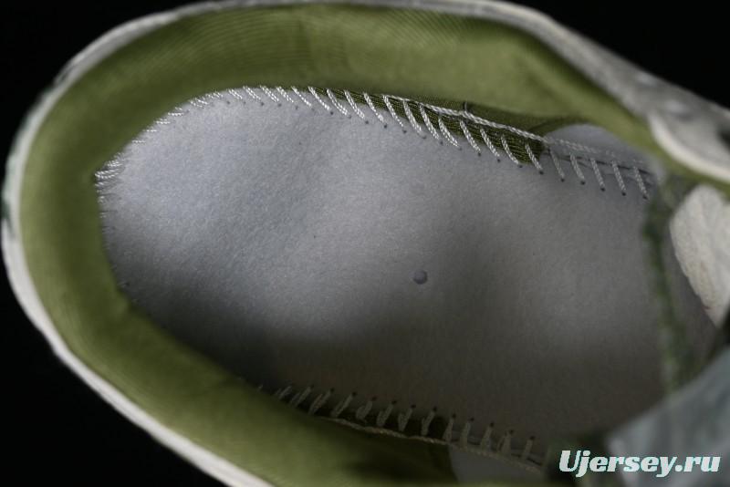 Nike SB Dunk Low Gucci Collaboration - Beige Green Woven Fabric Anniversary High-End Custom Low-Top Casual Skate Shoes - DQ1098-368