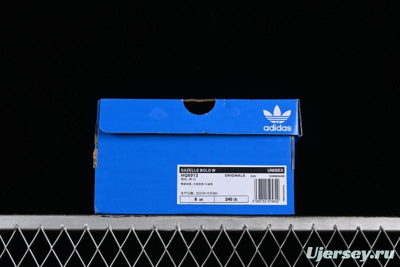 Adidas Originals Gazelle Bold HQ6912 Low-Top Sneakers with Thick Sole for Casual Wear, Non-Slip and Durable - HQ6912
