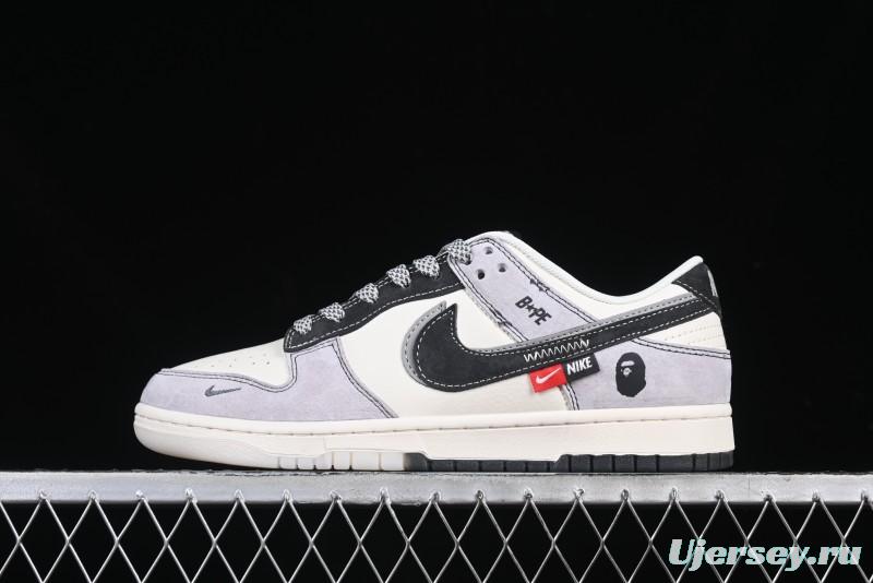 Nike SB Dunk Low BAPE Collaboration Anniversary Customized Low-Top Casual Sneakers - DM6868-031